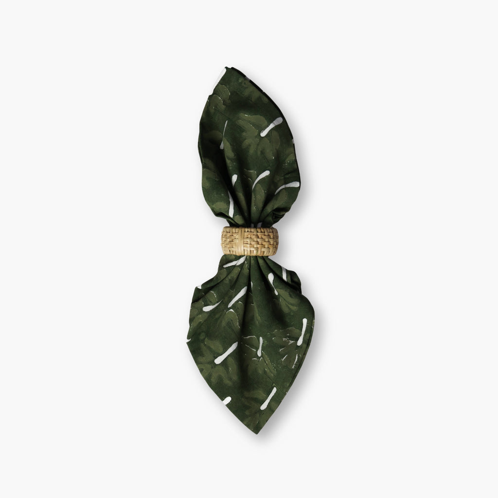 Zeenat Table Napkin - Chive Set of 2