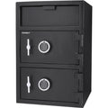 Digital Keypad Two Lock Depository Safe - 1.62 Cubic Ft