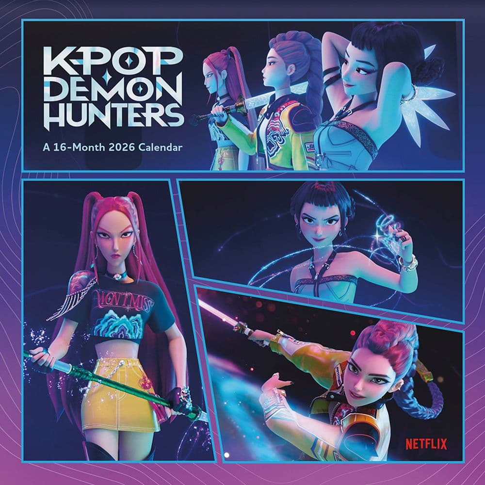 KPop Demon Hunters 2026 Calendar