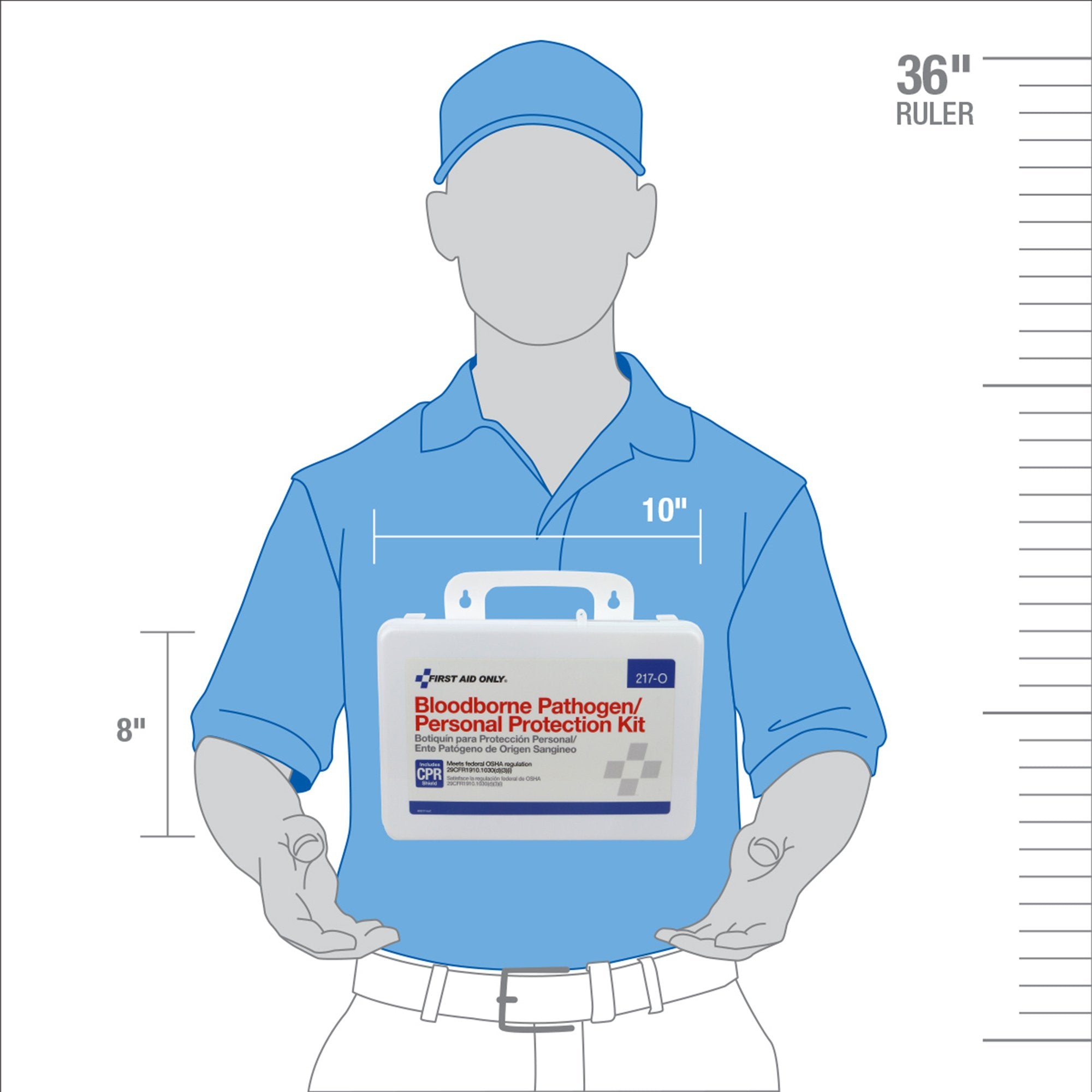 Blood Borne Pathogen / Personal Protection Kit First Aid Only 217-O