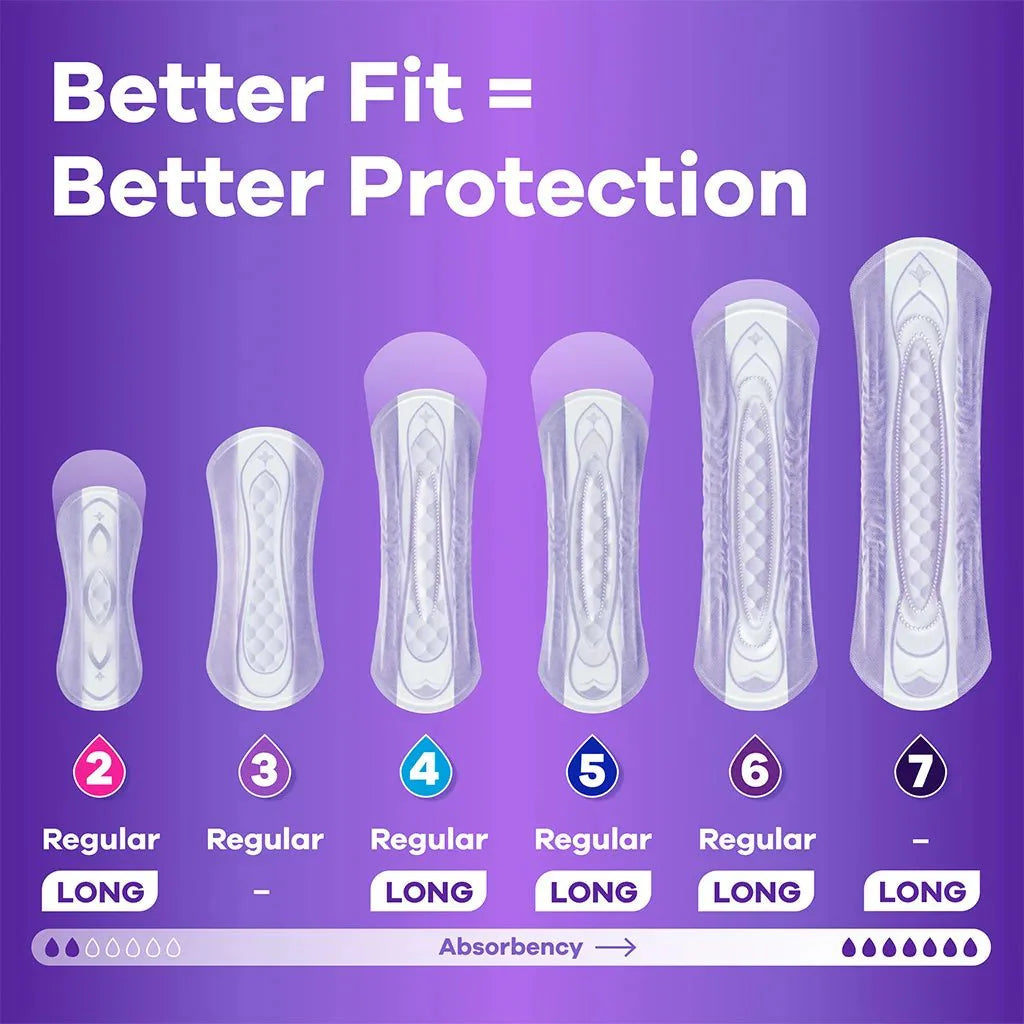 Always Discreet Moderate Pads, 4 Drops