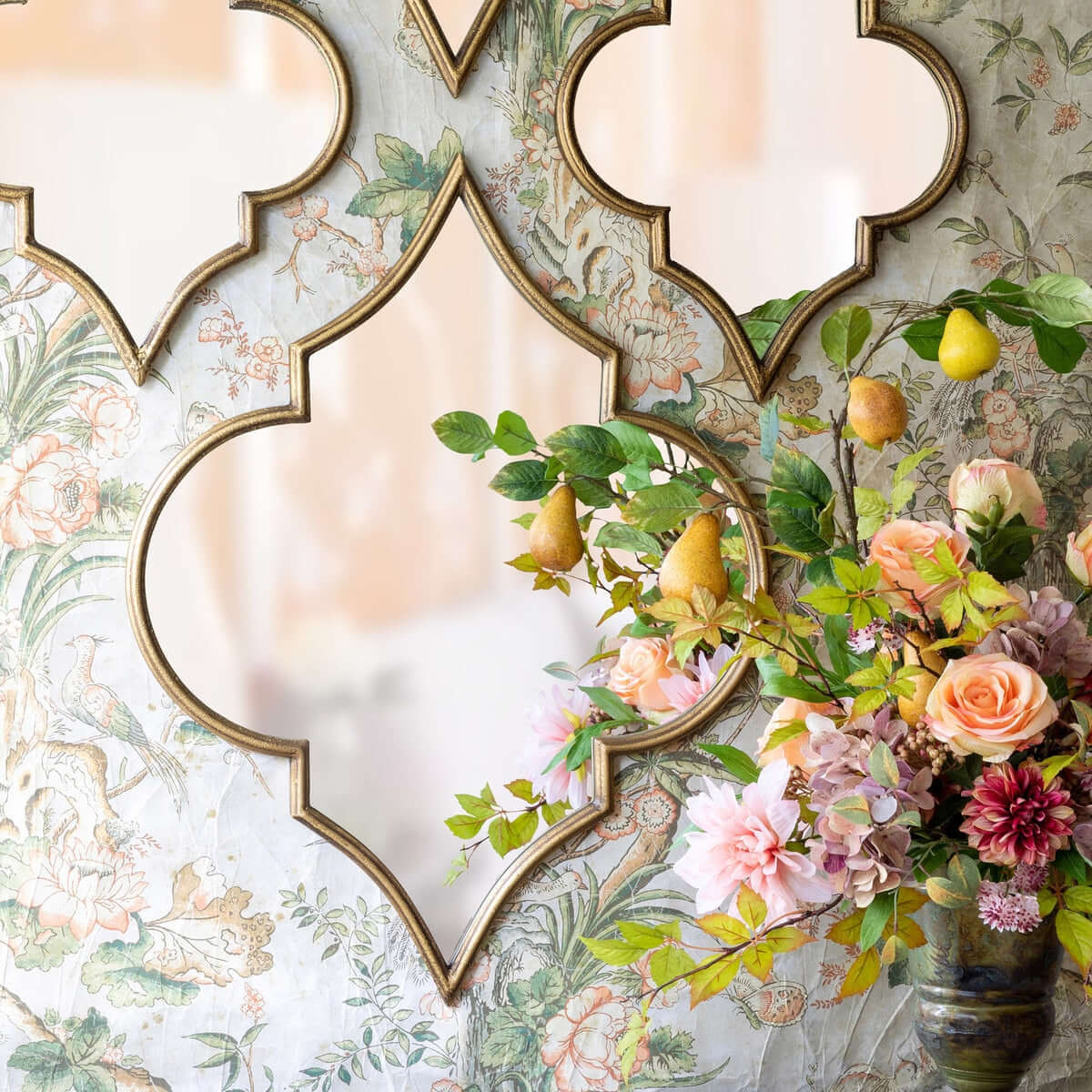 Antique Gold Moroccan Ogee Mirror