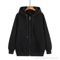 Autumn Mens Cardigan Plus Size Hoodie For Man Jacket Cardigan Oversized Men Hoodies Sweatshirt  Long Sleeve Crew Neck Hooded Jacket Hip Hop Streetwear Pullover Top Zip Hoodie For Men