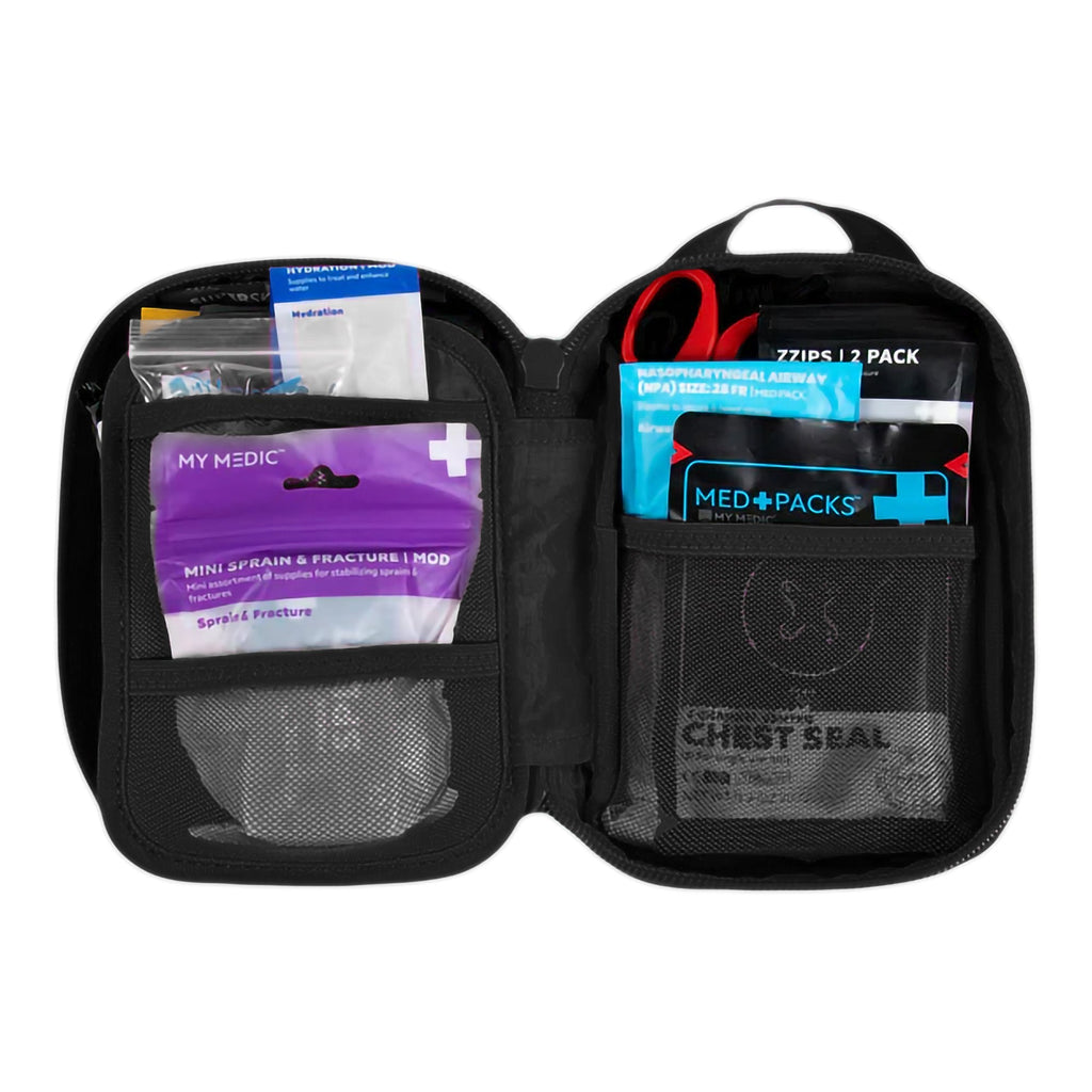 My Medic™ MyFak Mini Pro First Aid Kit, Black MM-KIT-U-MFK-MINI-V2-BLK-PRO