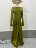 Graceful Satin Banquet Long Dress