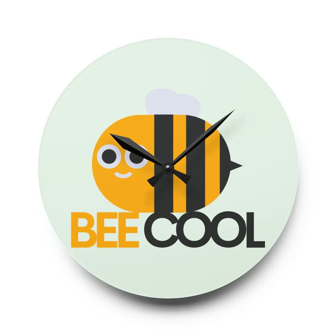 Bees Acrylic Wall Clock – Durable Square Art - Dipaliz