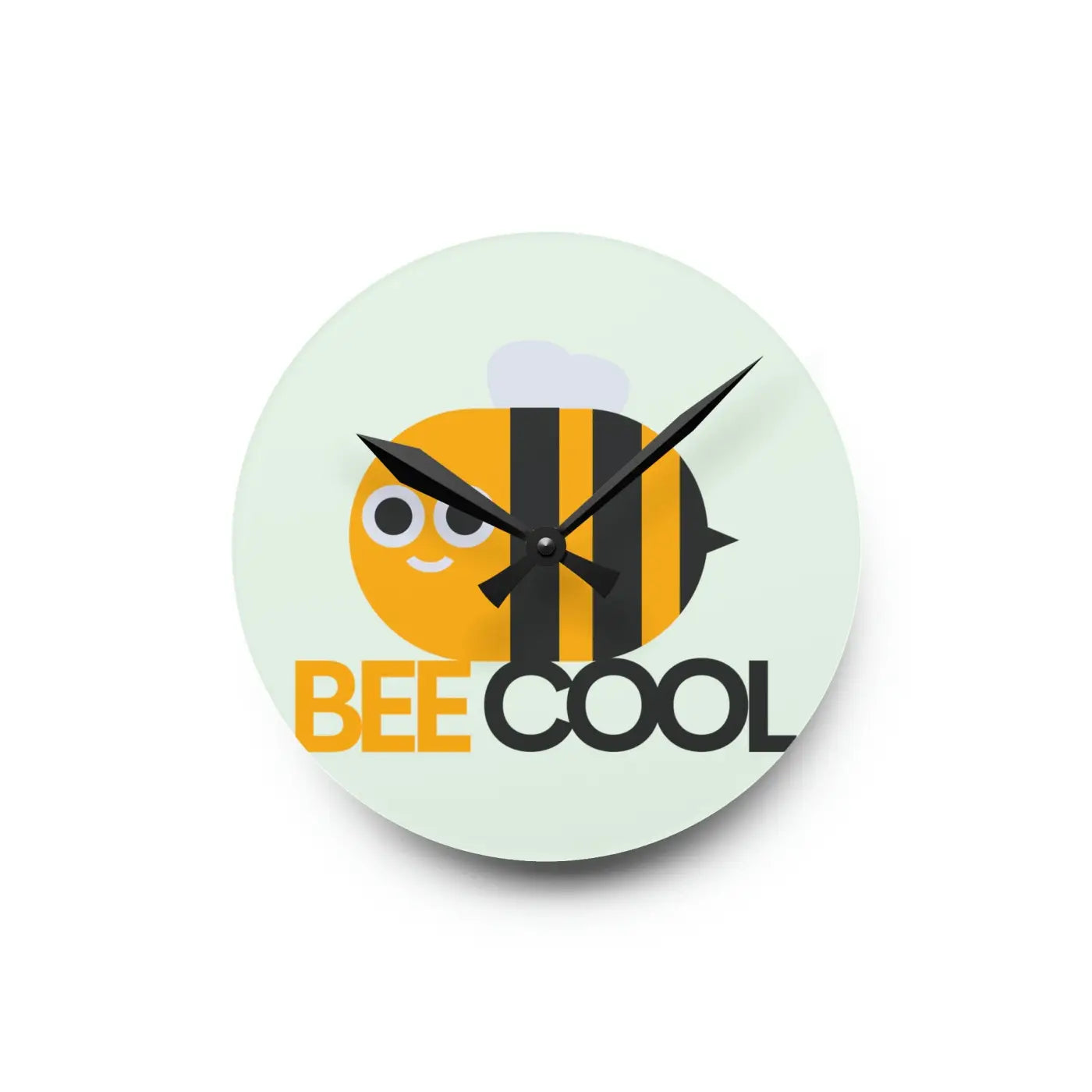 Bees Acrylic Wall Clock – Durable Square Art - Dipaliz