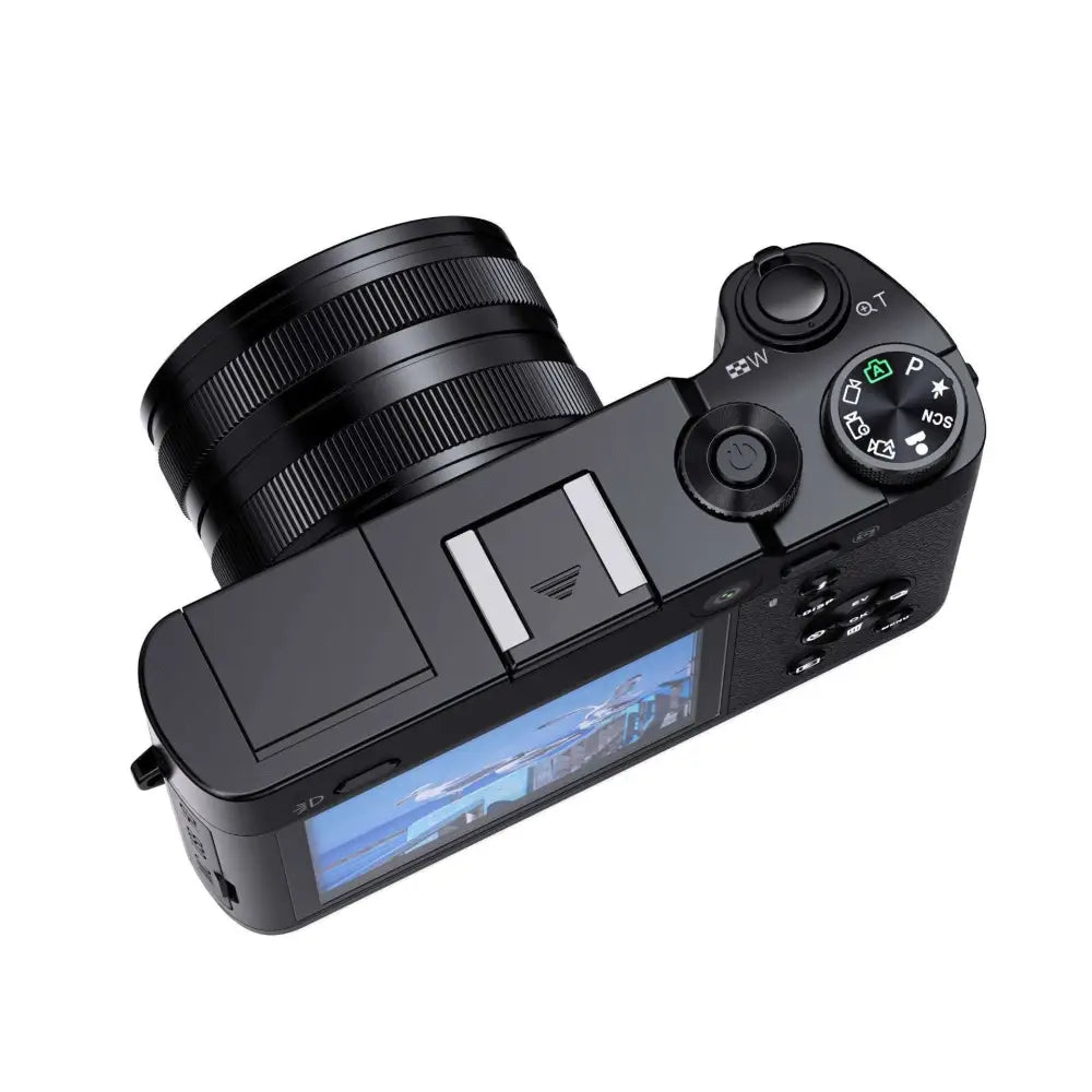 Black 5K Digital Camera with 3x Optical Zoom