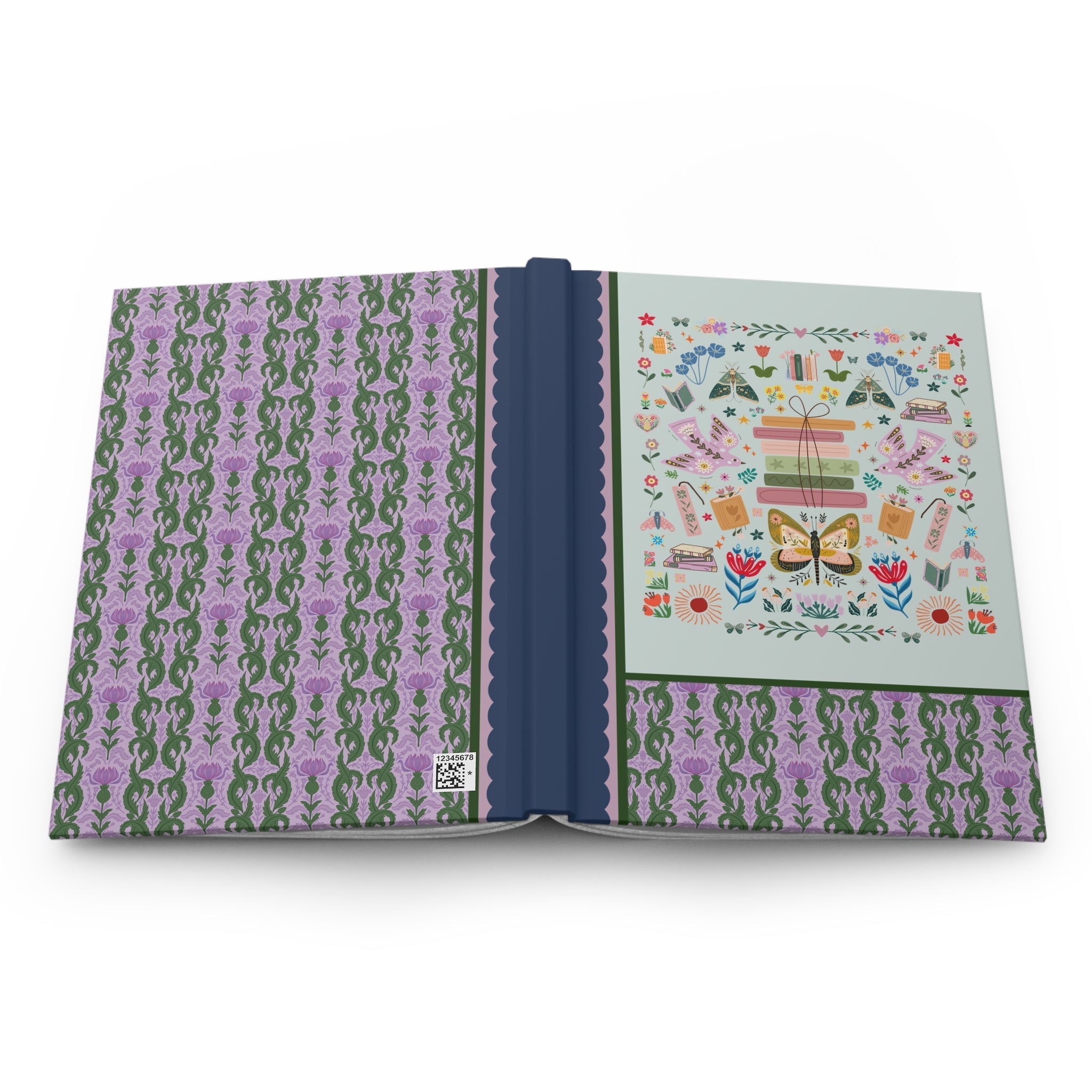 Bookish Folk Art Notebook