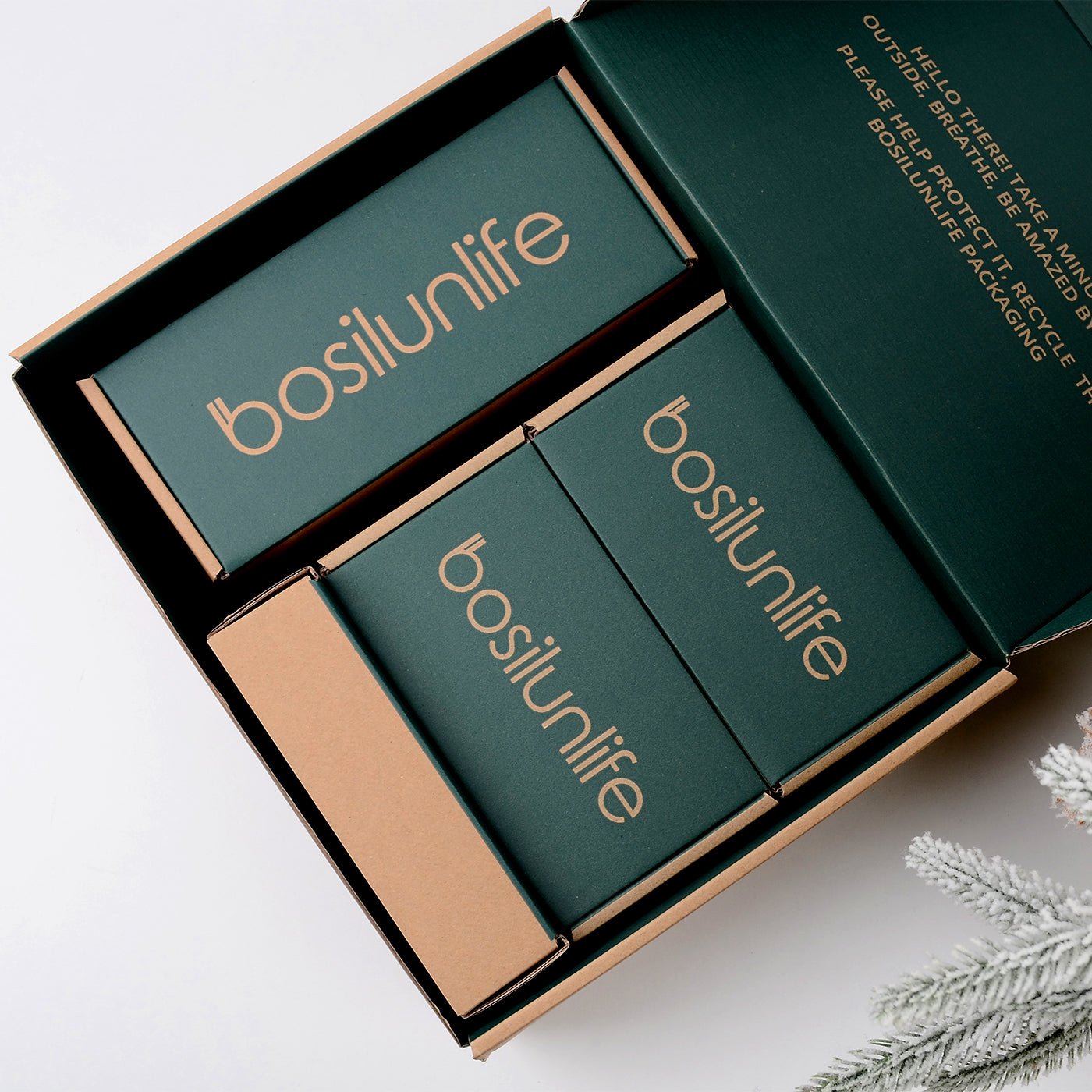 BosilunLife Eco-Brutalism Automatic Foaming Soap Dispenser Recycled Eco-Clay