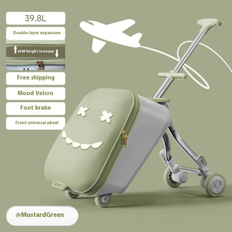Luggage Children's Riding And Boarding Machine Trolley Case