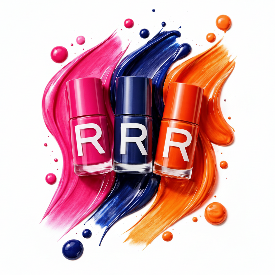 Nail Paint Polish - 3 pcs