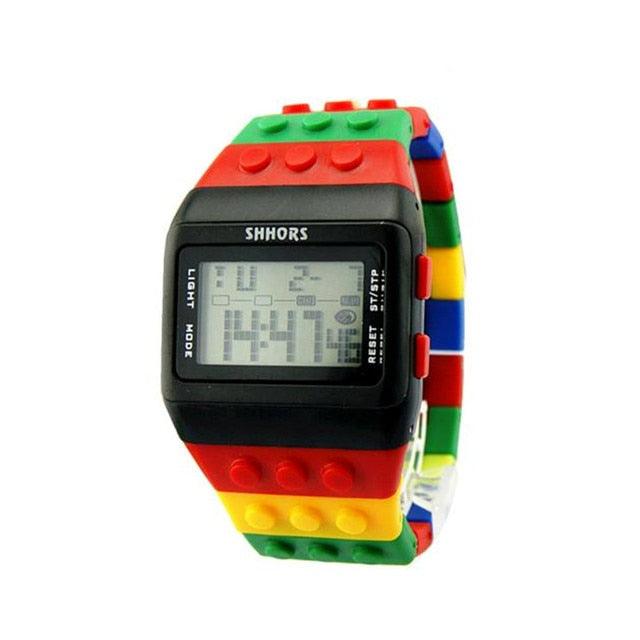 Colorful Digital Wrist Watch Men Women Colorful Digital Sport LED Quartz 5ATM Waterproof Wrist Watches Sports Digital Children Watches Elegant Design For Boys