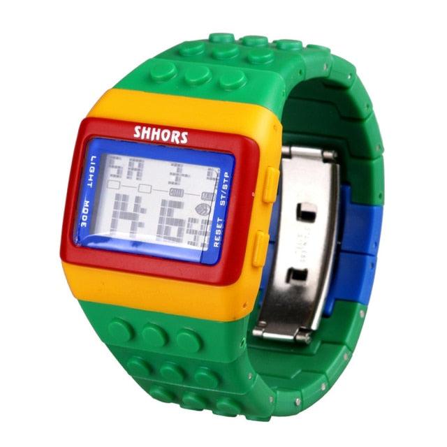 Colorful Digital Wrist Watch Men Women Colorful Digital Sport LED Quartz 5ATM Waterproof Wrist Watches Sports Digital Children Watches Elegant Design For Boys