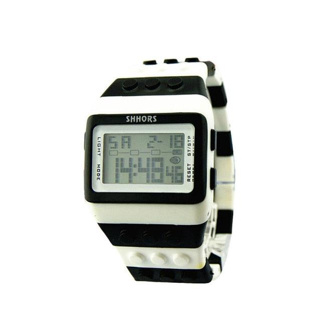 Colorful Digital Wrist Watch Men Women Colorful Digital Sport LED Quartz 5ATM Waterproof Wrist Watches Sports Digital Children Watches Elegant Design For Boys
