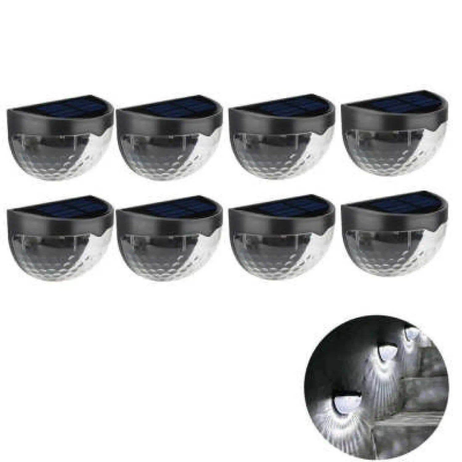 Compact Solar Light for Wall with Elegant Water Drop Lighting for Outdoor
