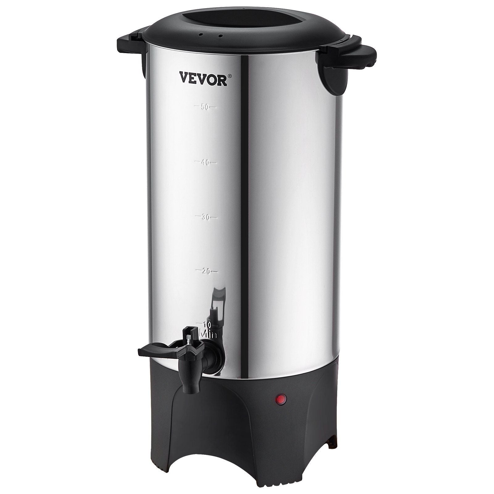Commercial Coffee Urn 50 Cup Stainless Steel Coffee Dispenser Fast Brew