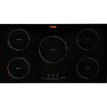Electric Cooktop, 5 Burners, 36'' Induction Stove Top, Built-in Magnetic Cooktop 9200W, 9 Heating Level Multifunctional Burner, LED Touch Screen w/ Child Lock & Over-Temperature Protection