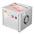Fried Ice Cream Roll Machine, 11" x 9.5" Stir-Fried Ice Cream Pan, Stainless Steel Rolled Ice Cream Maker with Compressor and 2 Scrapers, for Making Ice Cream, Frozen Yogurt, Ice Cream Rolls