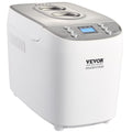Bread Maker, 15-in-1 3LB Dough Machine, Nonstick Ceramic Pan Automatic Breadmaker with Gluten Free Setting, Whole Wheat Bread Making, Digital, Programmable, 3 Loaf Sizes, 3 Crust Colors, White