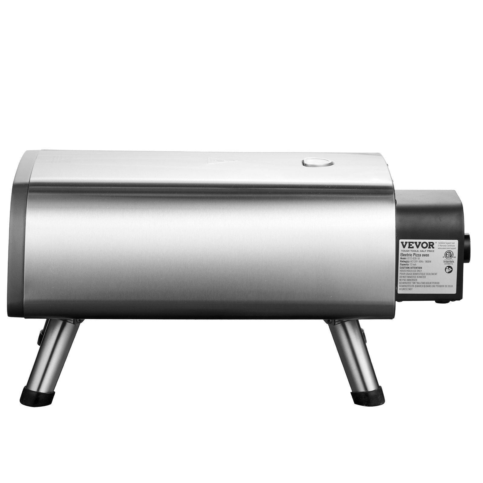 Electric Pizza Oven Countertop Pizza Maker for 12" Pizza Indoor & Outdoor