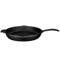 LAVA Cast Iron Frying Pan - 34 cm Diameter, Enamel Coated, Durable Cookware for Healthy Cooking