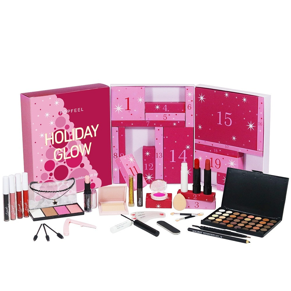 Makeup Set Earth Tone Eyeshadow Lip Gloss Lipstick And Other Suitable For Beginners