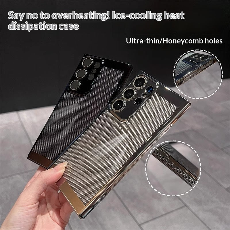 Summer Honeycomb Cooling Breathable Phone Case