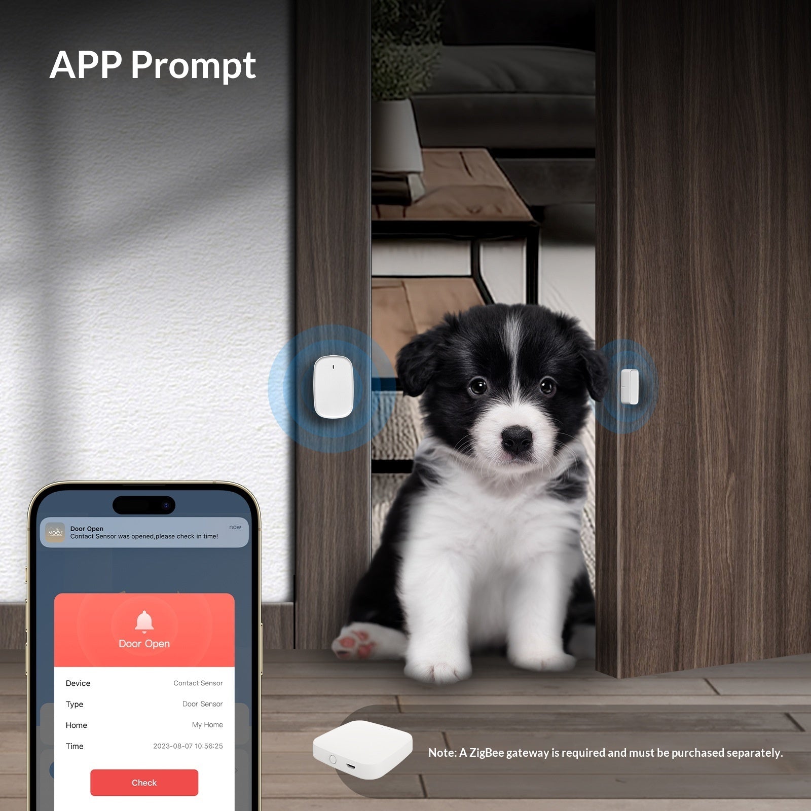 Wireless Security Doorwindow Magnetic Sensor