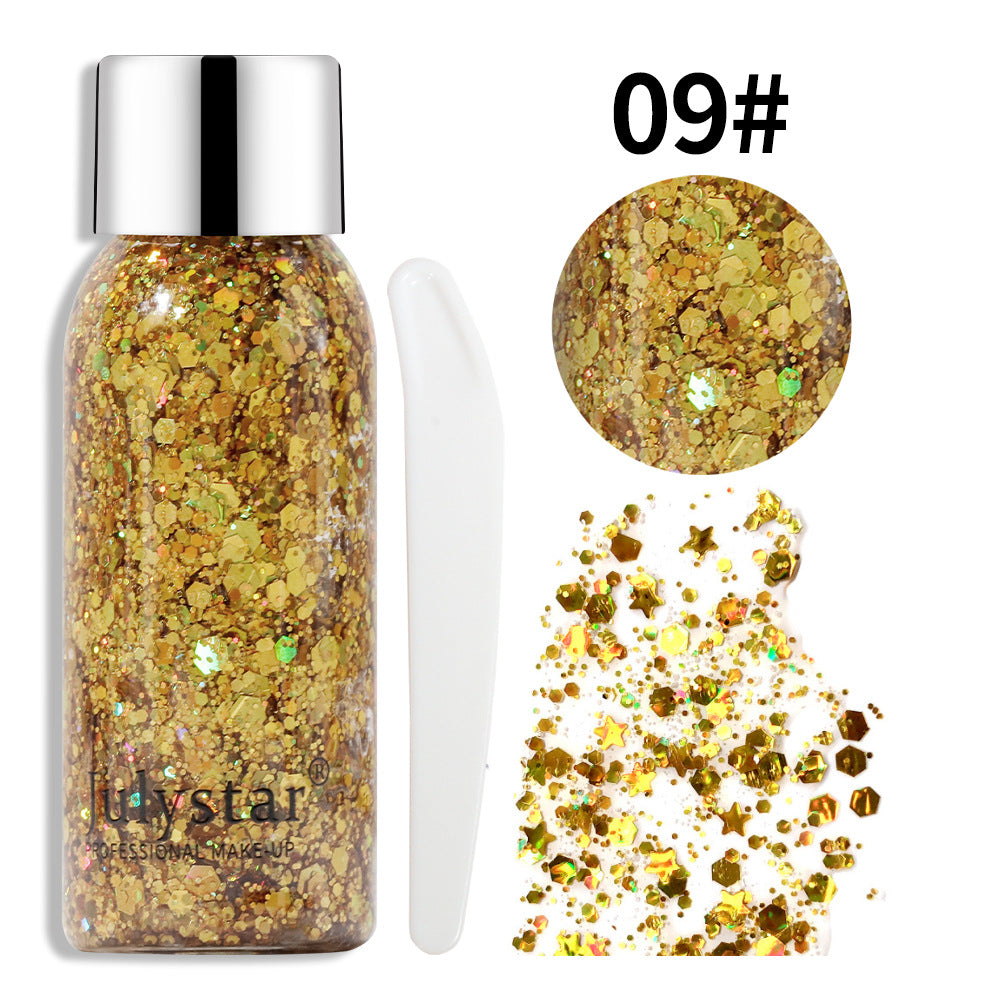 Beauty Colorful Stage Sequins Liquid Eye Shadow Facial Body Sequins