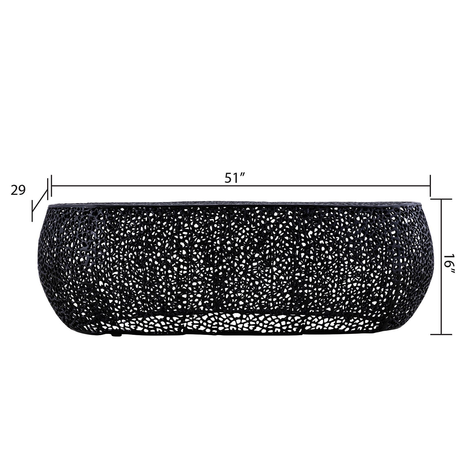 T3601 - Oval Coffee Table