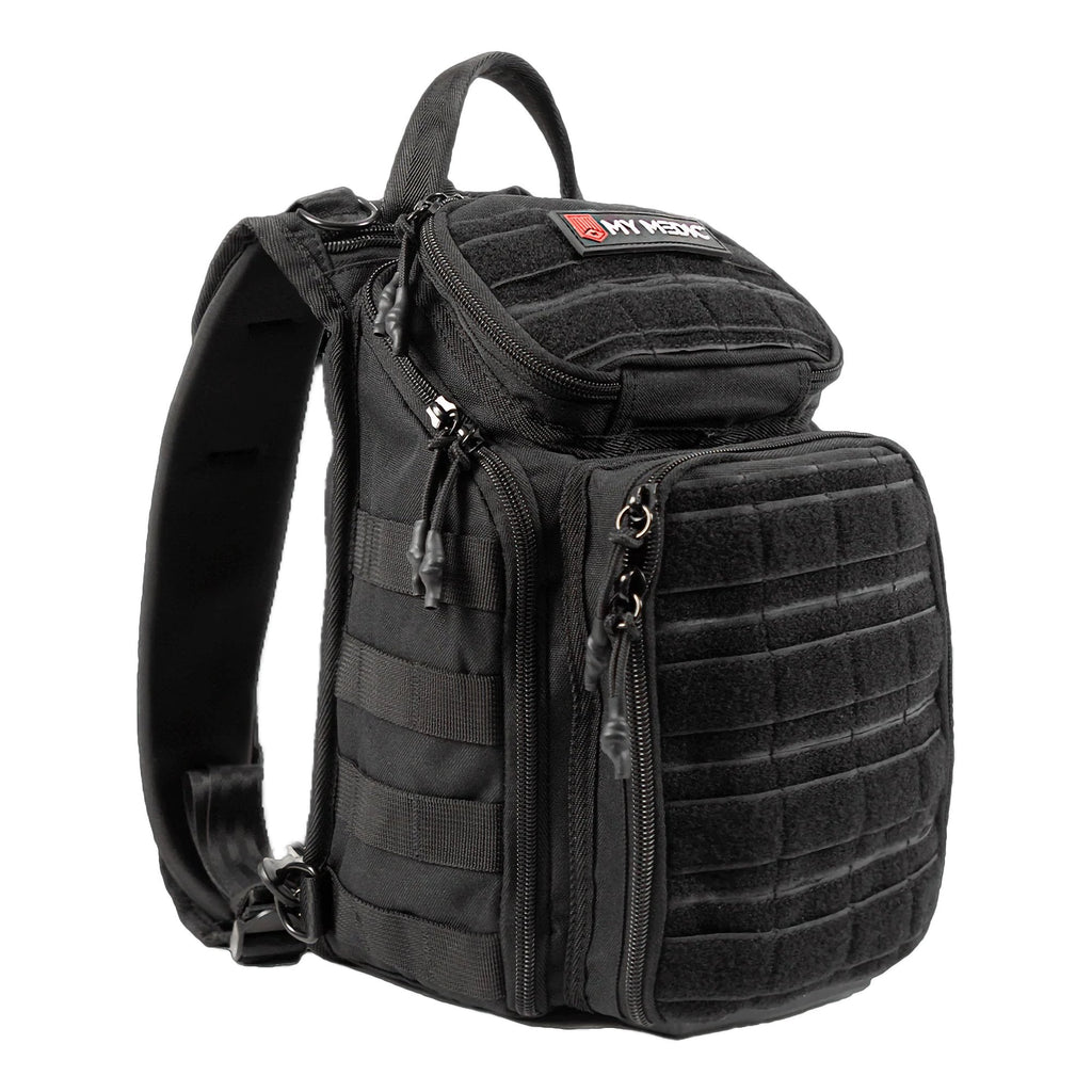 RECON Pro First Aid Kit, Black MM-KIT-U-LG-BLK-PRO