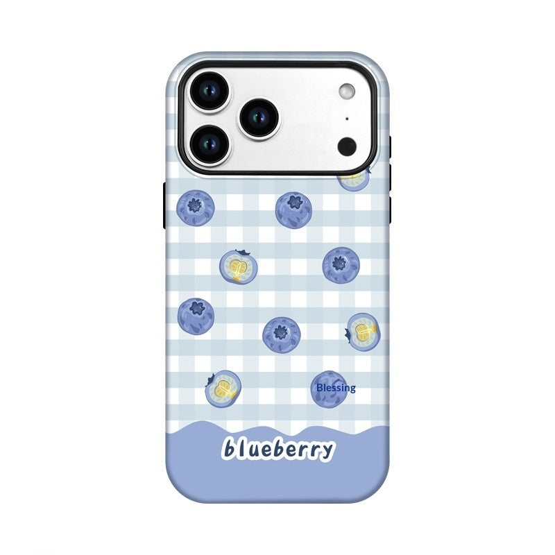 Matte, All-around Drop-proof Phone Case With A Fruit Pattern