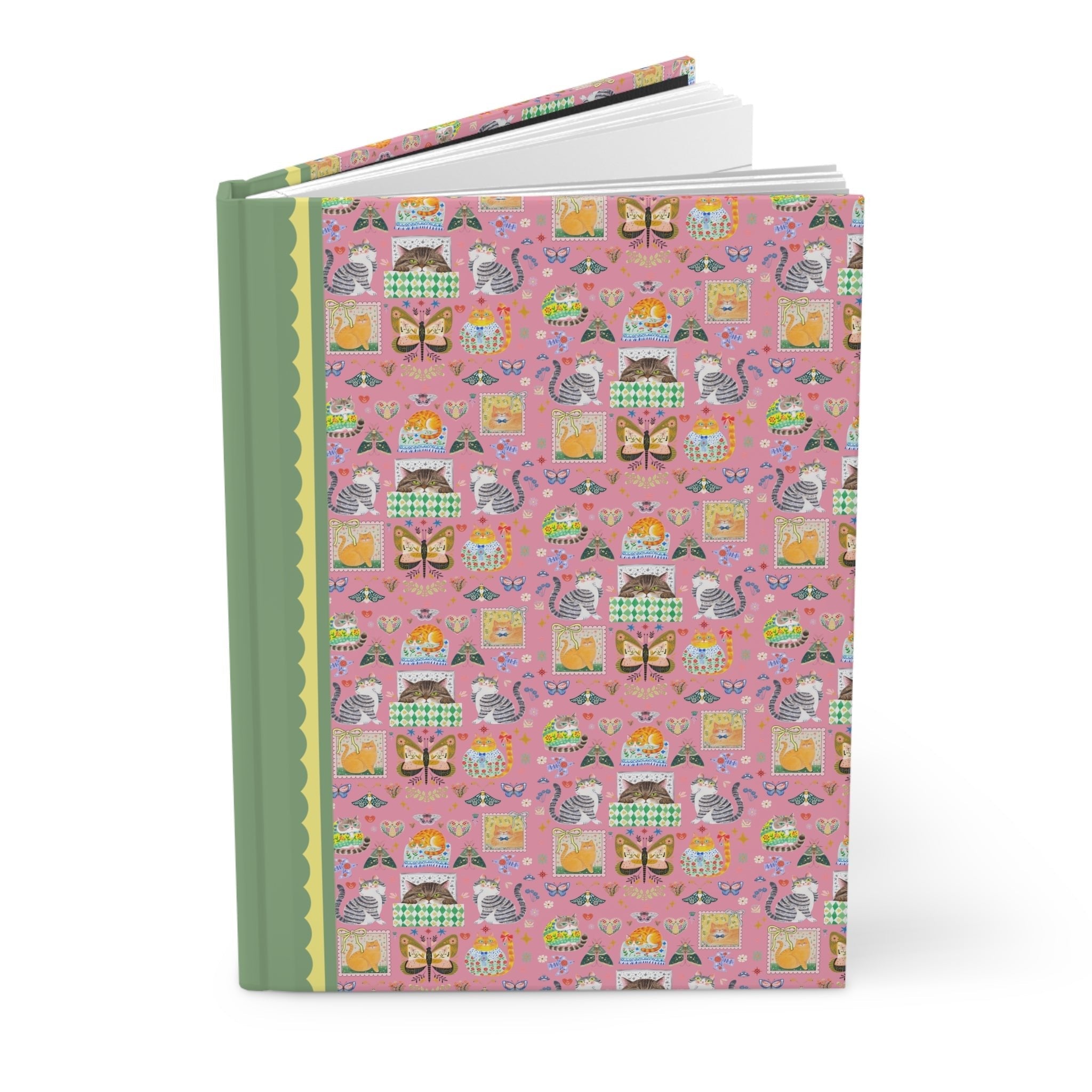 Floral Cat Notebook