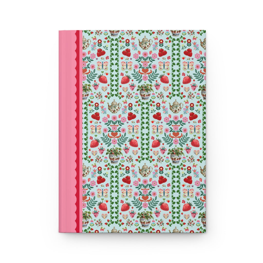 Floral Strawberry Notebook