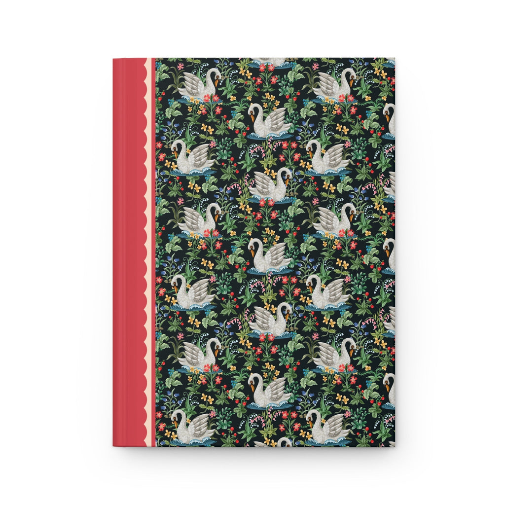 Floral Swan Notebook