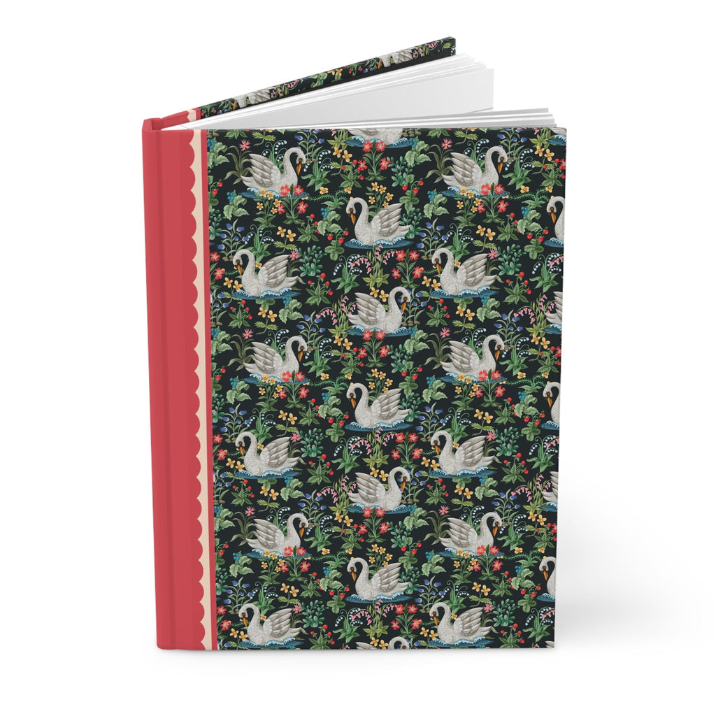 Floral Swan Notebook