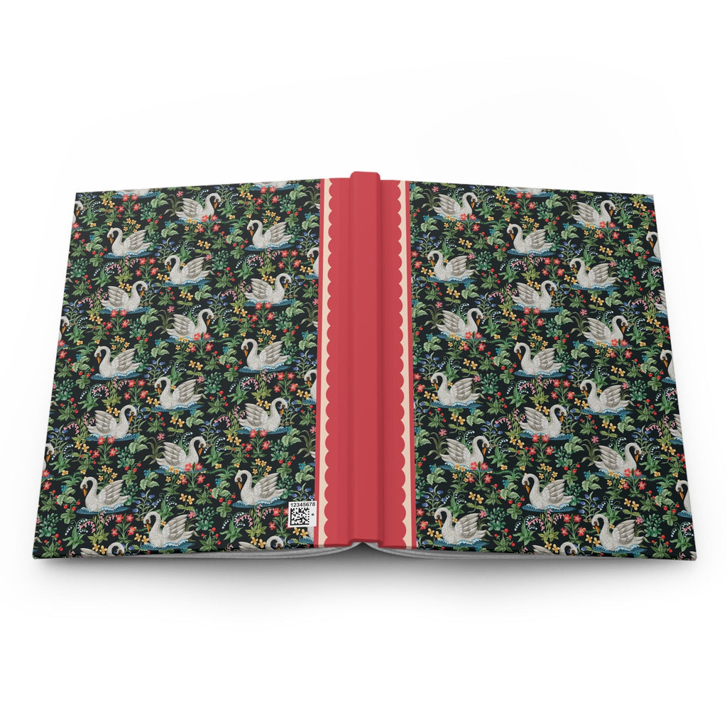 Floral Swan Notebook