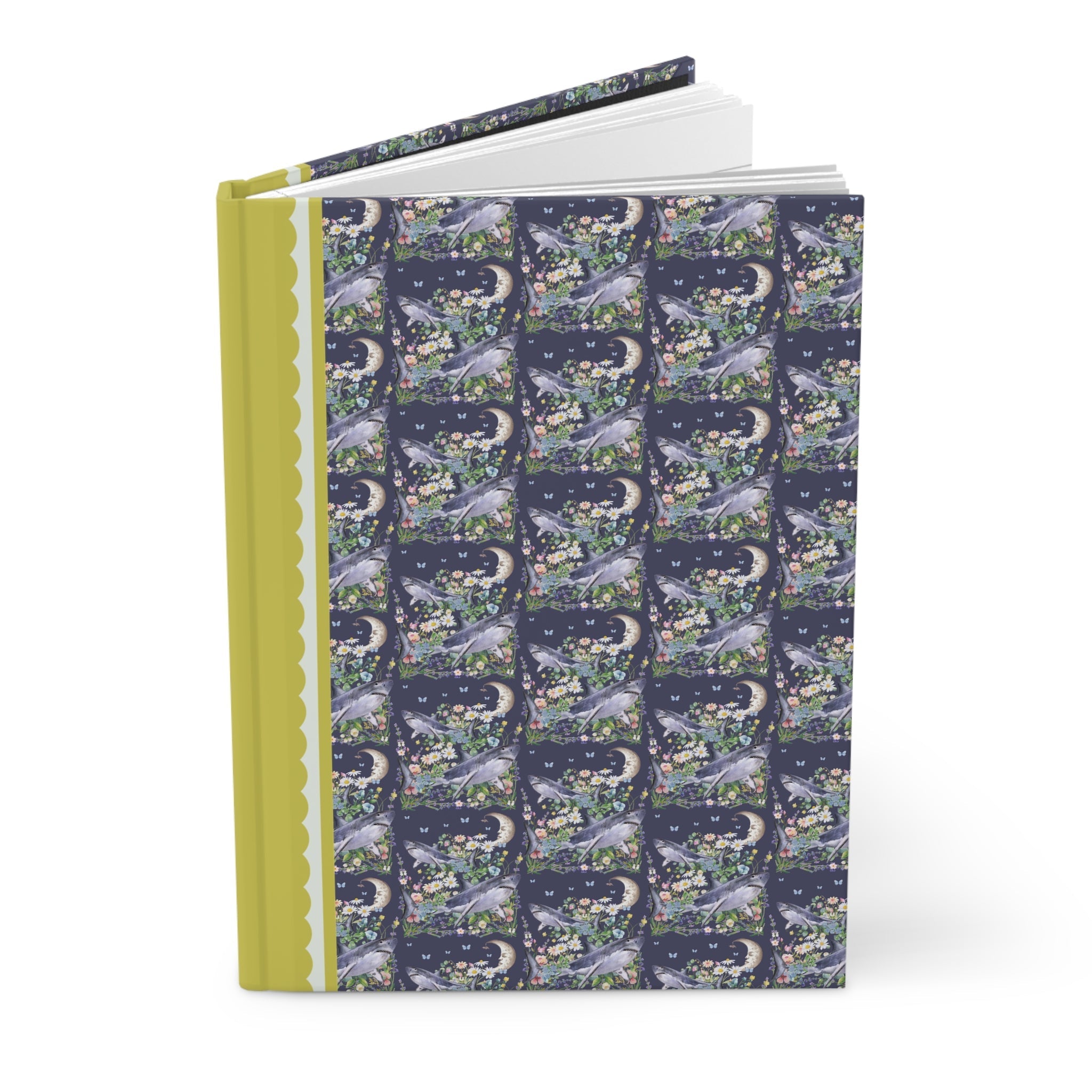 Floral Shark Notebook