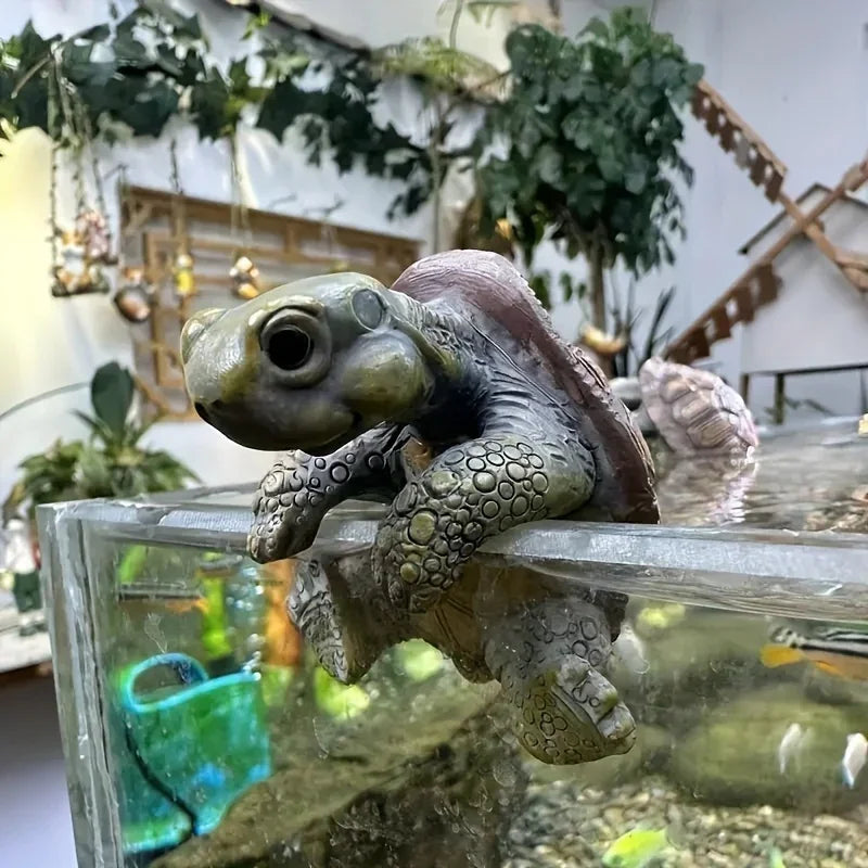 Garden Turtle Statue for Aquarium Decoration
