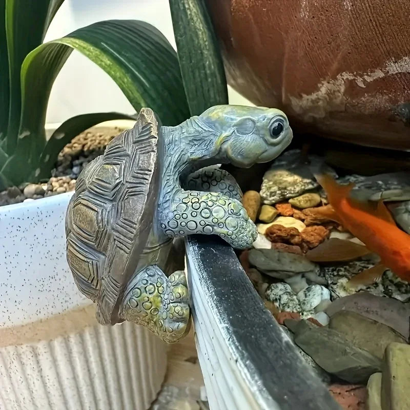 Garden Turtle Statue for Aquarium Decoration
