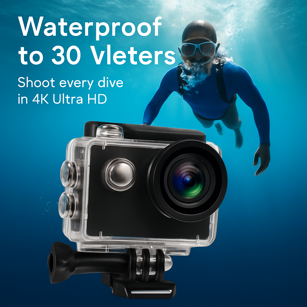 4K 6G+IR 170°Lens Action Camera