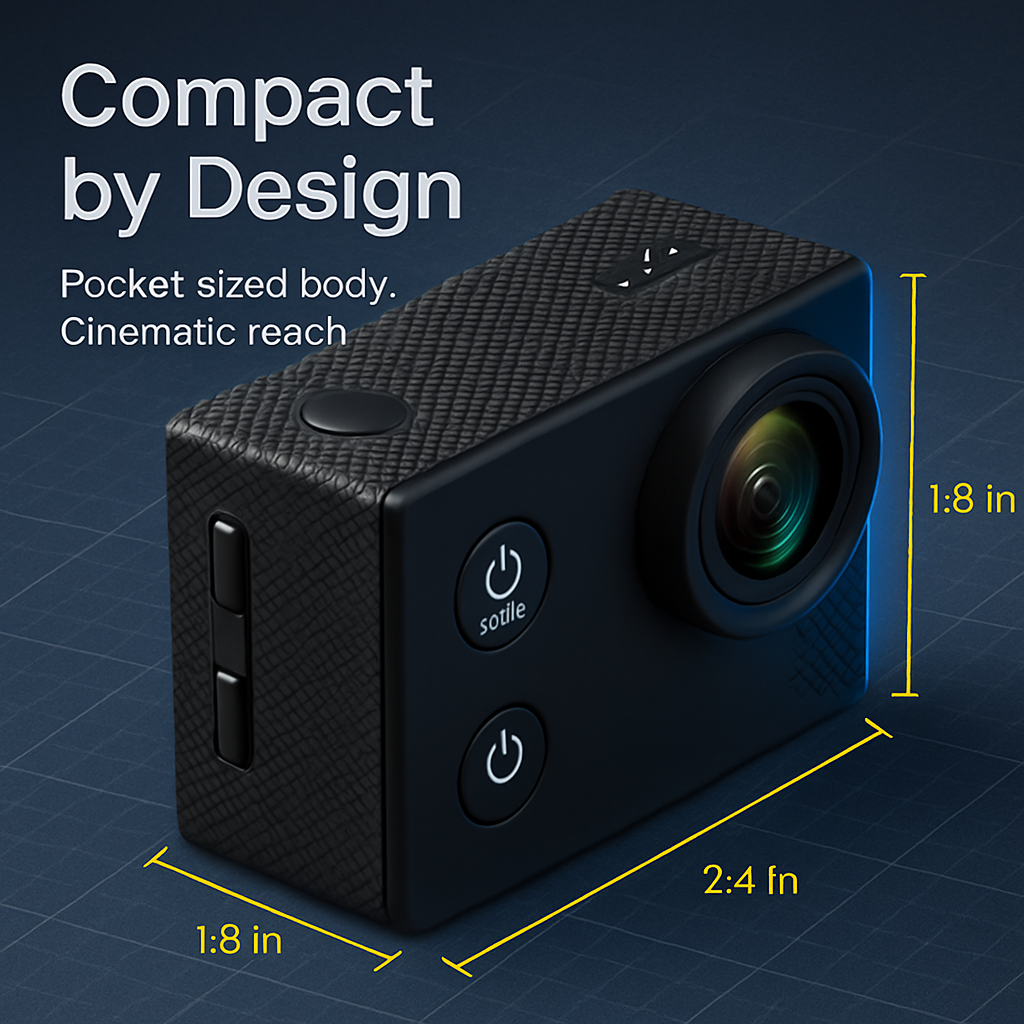 4K 6G+IR 170°Lens Action Camera