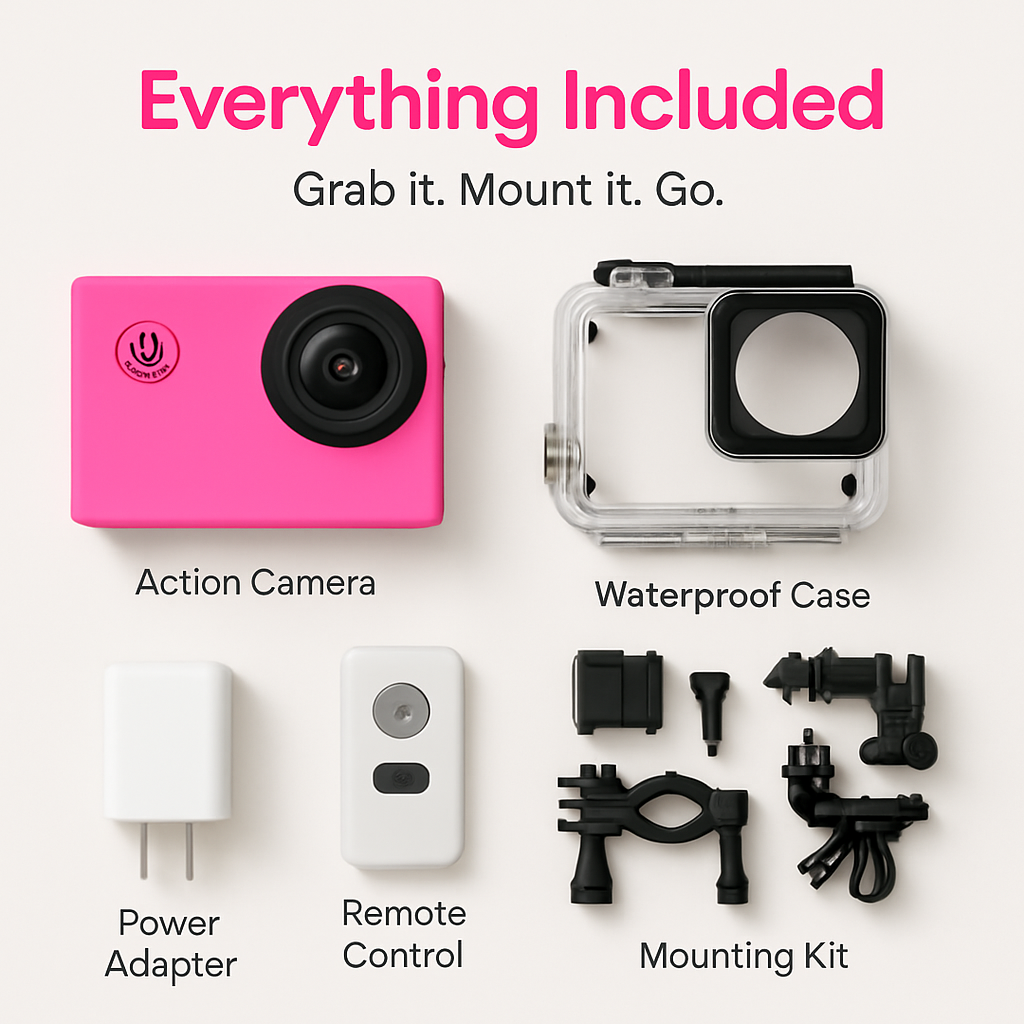 4K 6G+IR 170°Lens Action Camera