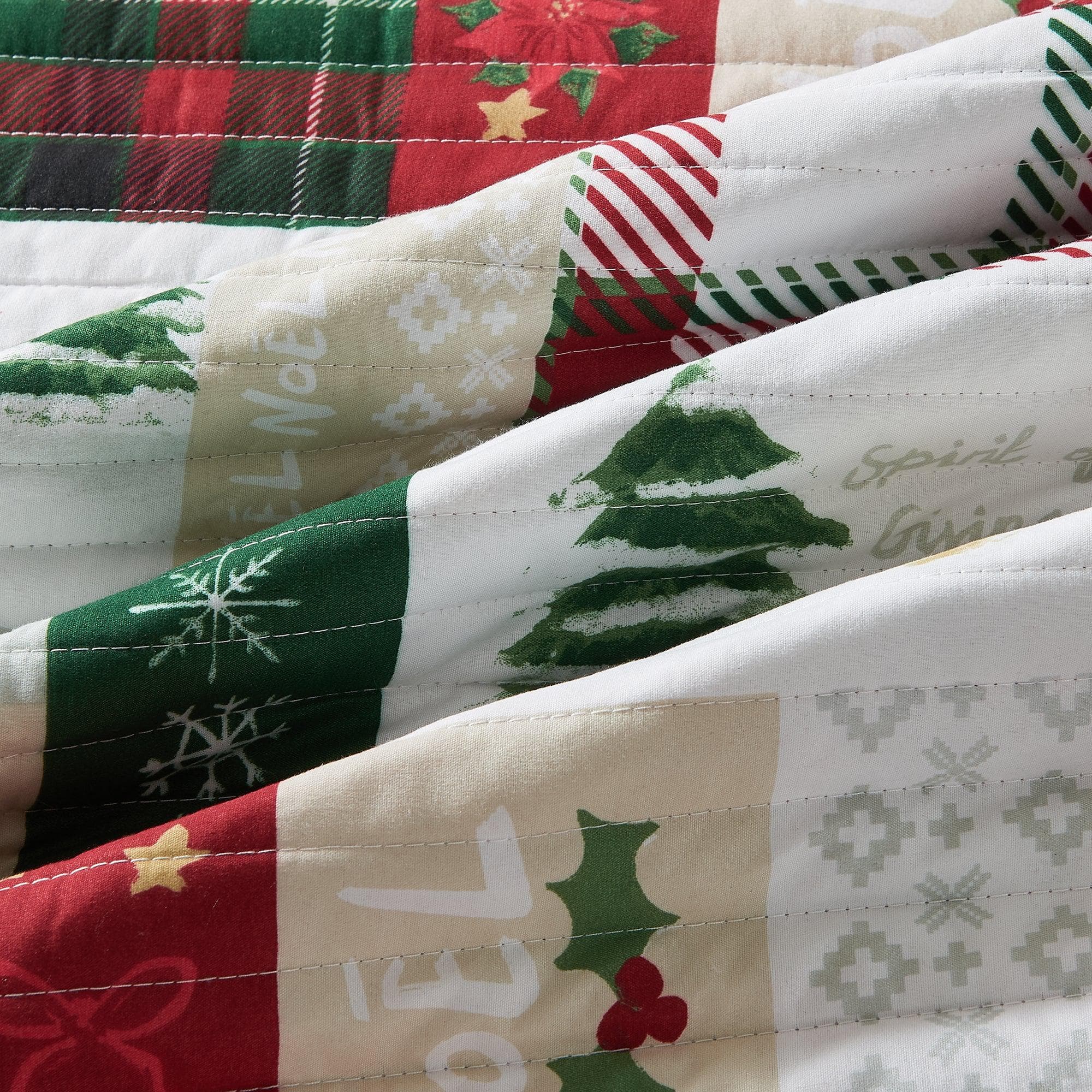 Colorful Holiday Quilt Set - Midnight Magic Collection