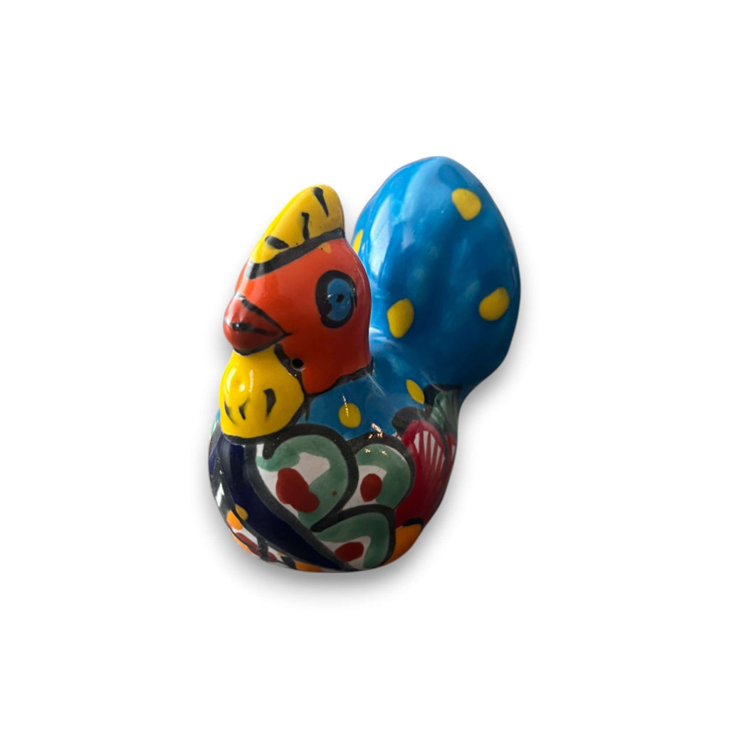Talavera Chicken Pot Hanger | Small Handmade Mexican Garden Decor