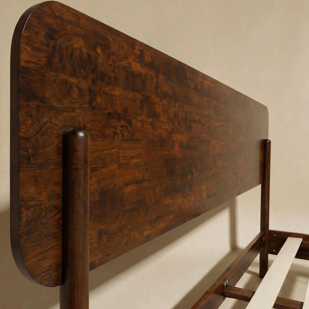 Frida Solid Wood Bed Frame