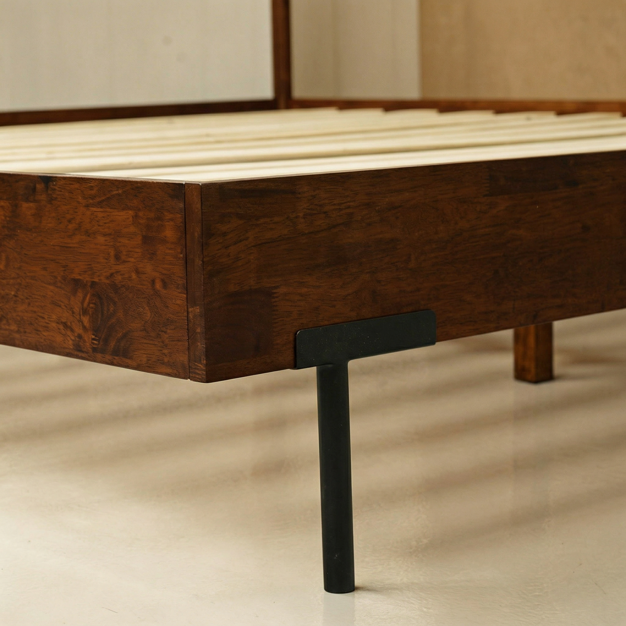 Frida Solid Wood Bed Frame