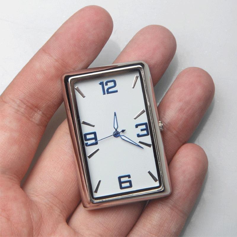 High Quality Auto Fashion Watch Automobile Quartz Clock Car Dashboard Mini Clock Automotive Clock Car Clock Refit Interior Luminous Electronic Quartz Watch Ornaments Car Decoration Ornaments Vehicle Car Accessories