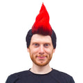 Karate Cobra Mohawk Halloween Costume Blue or Red Wig Cosplay